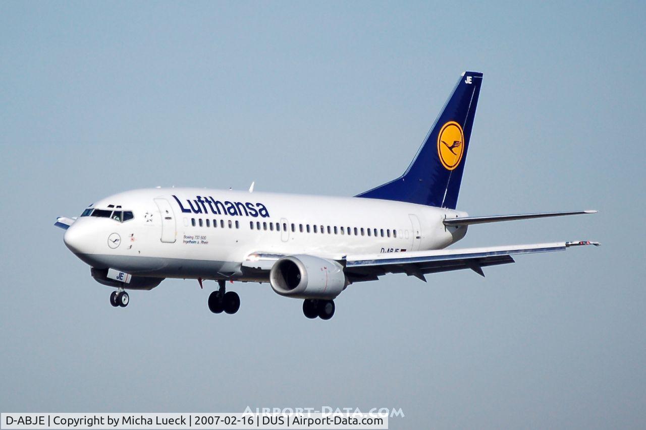 D-ABJE, 1991 Boeing 737-530 C/N 25310, B 737-500 