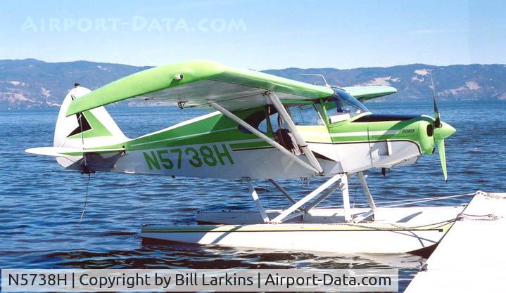 N5738H, 1949 Piper PA-16 Clipper C/N 16-350, Beautiful PA-16 at Clear Lake, CA