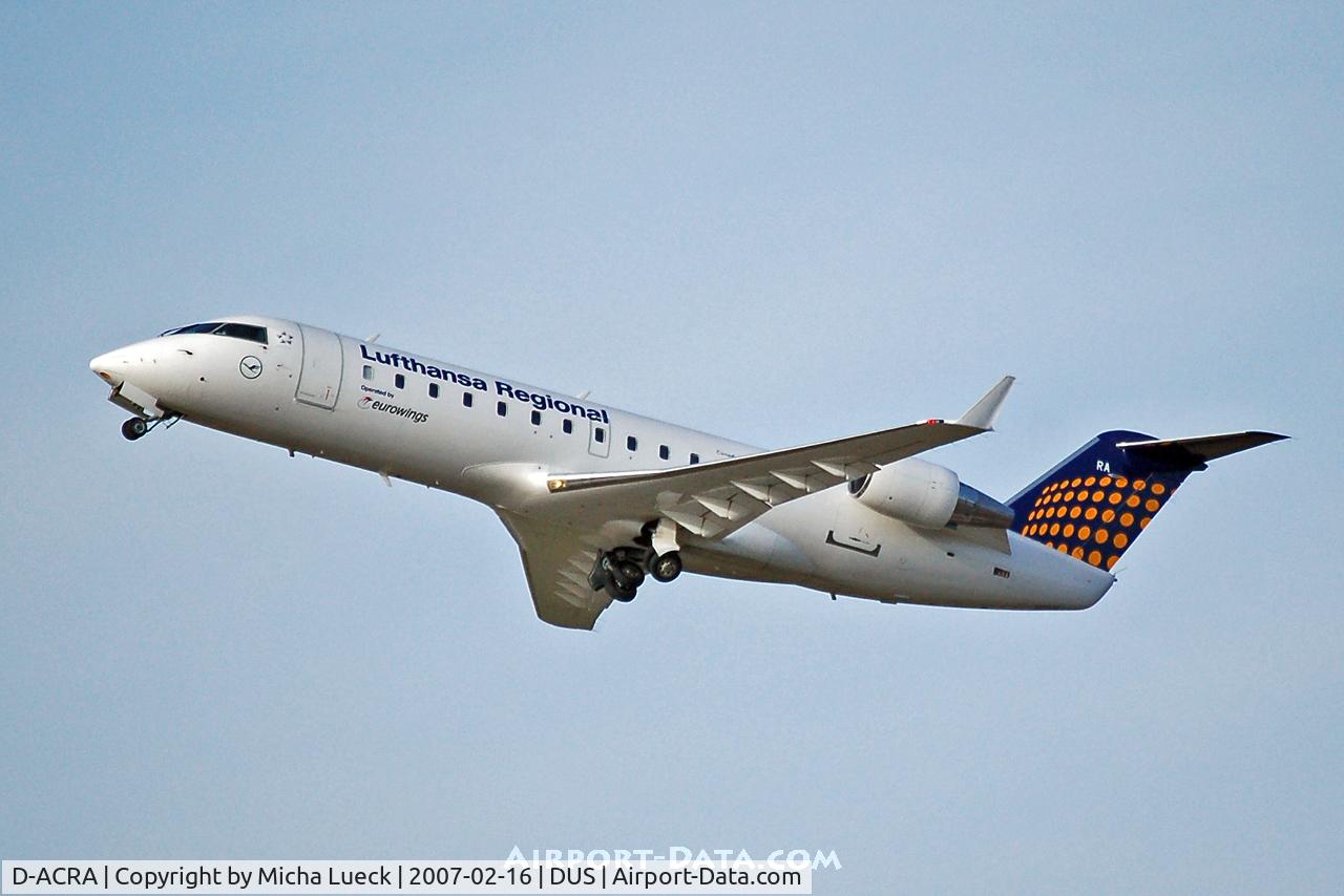 D-ACRA, Canadair CRJ-200ER (CL-600-2B19) C/N 7567, Eurowings for Lufthansa Regional