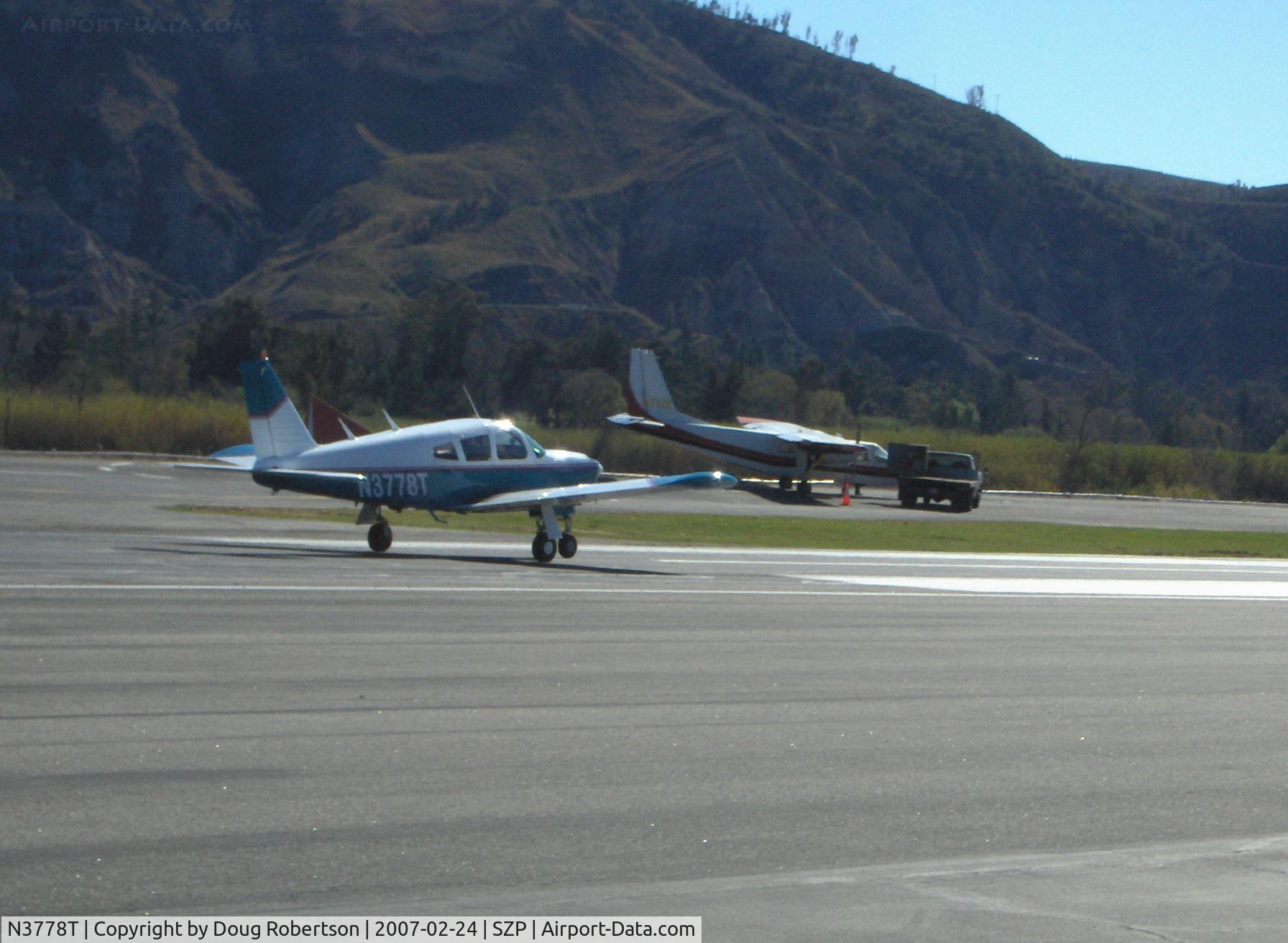 N3778T, 1967 Piper PA-28R-180 Cherokee Arrow C/N 28R-30090, 1967 Piper PA-28-180 ARROW, Lycoming IO-360-B1E 180 Hp, takeoff roll Rwy 22