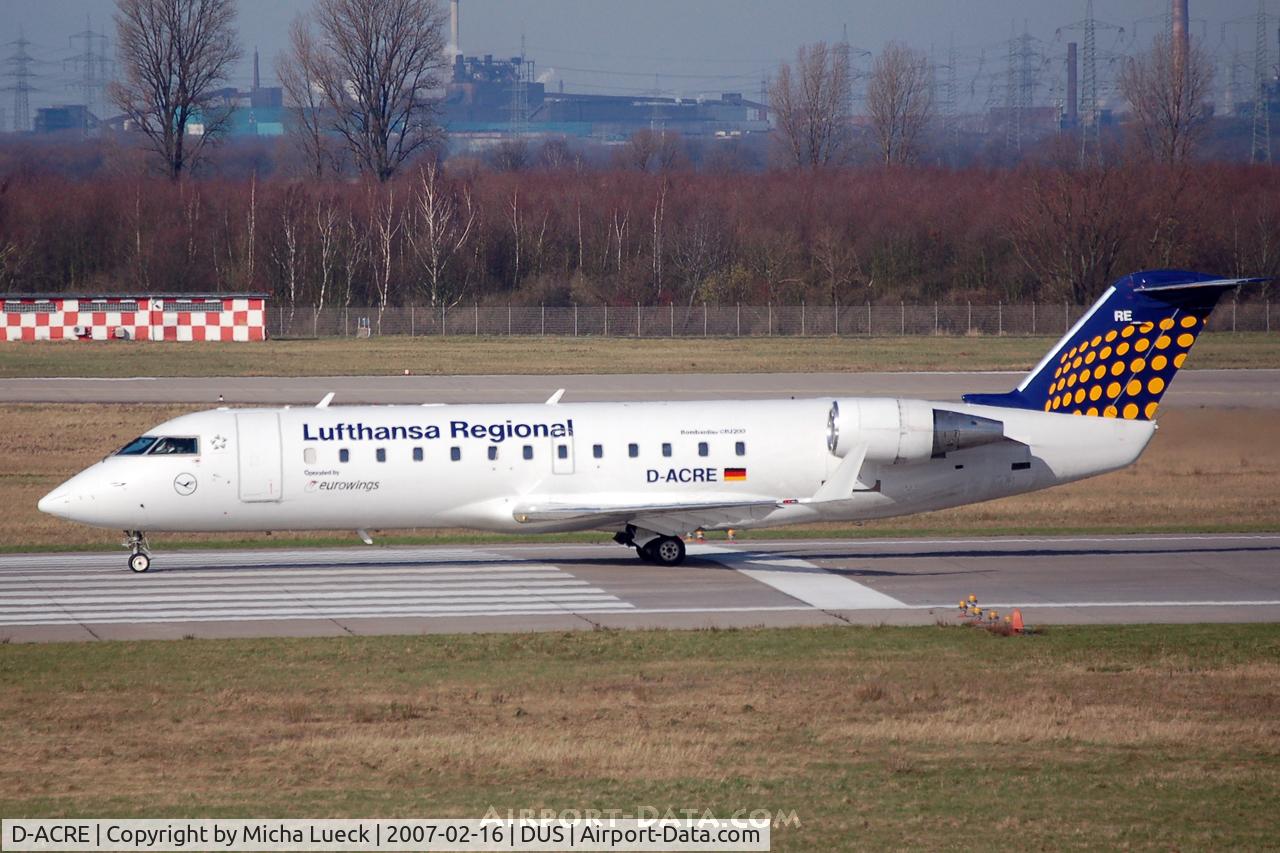 D-ACRE, 2002 Bombardier CRJ-200ER (CL-600-2B19) C/N 7607, Take-off run
