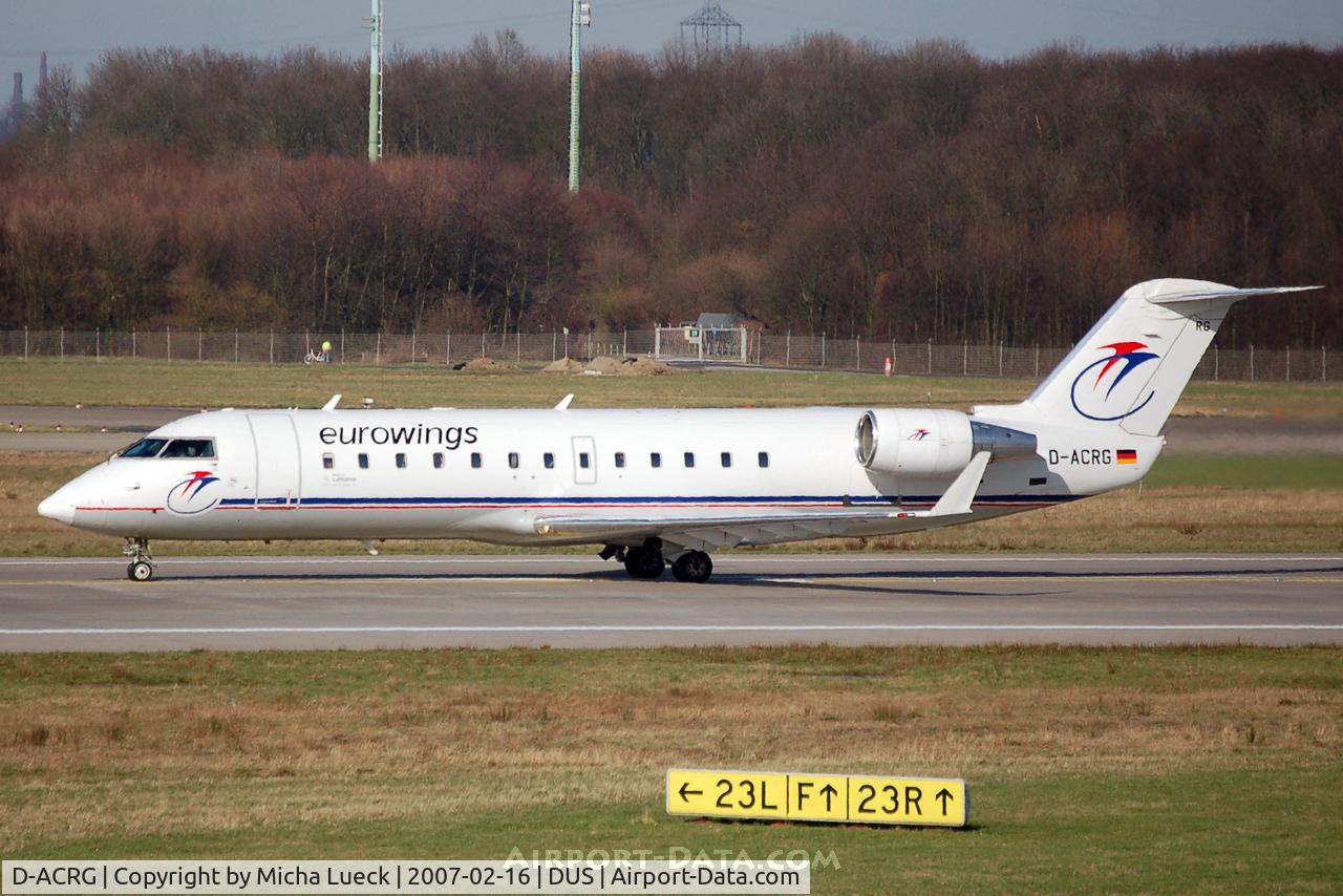 D-ACRG, 2002 Bombardier CRJ-200ER (CL-600-2B19) C/N 7630, Take-off run