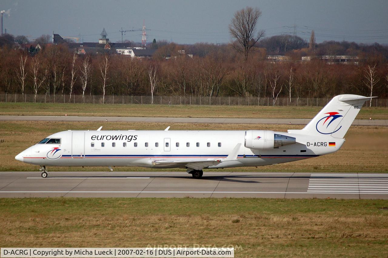 D-ACRG, 2002 Bombardier CRJ-200ER (CL-600-2B19) C/N 7630, Take-off run