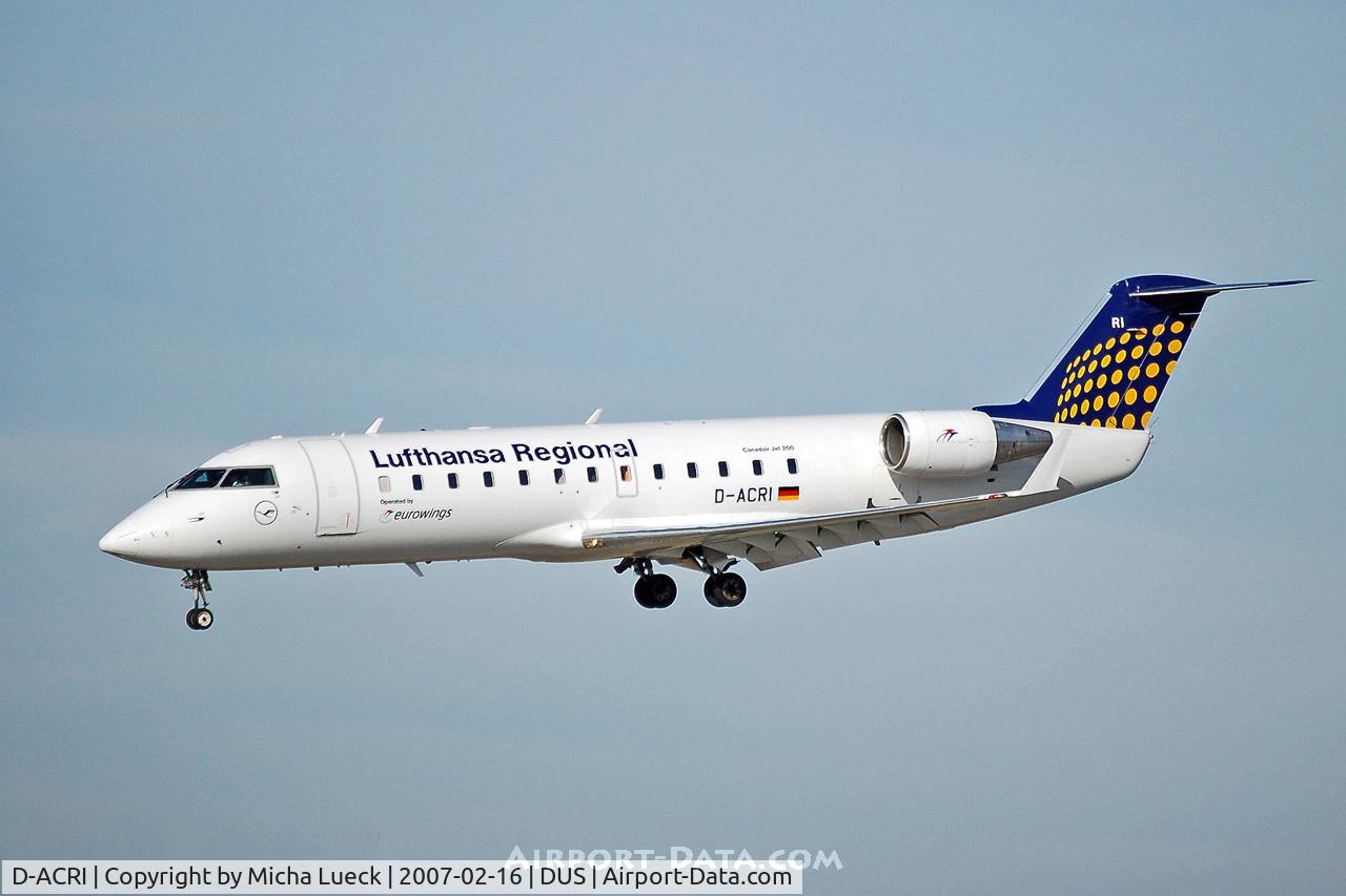 D-ACRI, 2003 Bombardier CRJ-200ER (CL-600-2B19) C/N 7862, On short finals