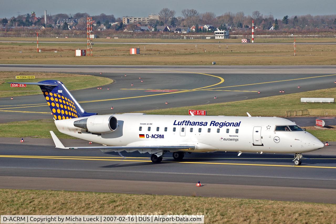 D-ACRM, 2000 Canadair CRJ-200LR (CL-600-2B19) C/N 7478, Taxiing to the runway