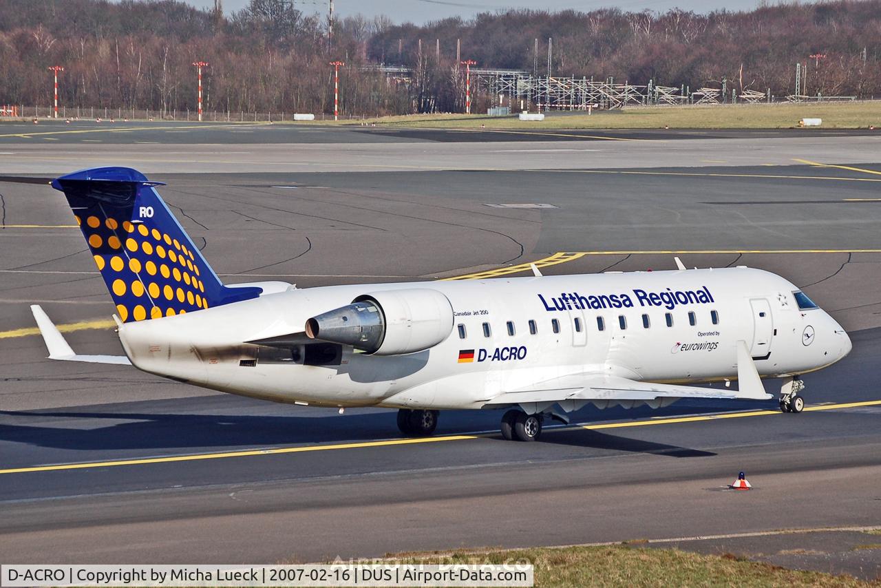D-ACRO, 2001 Canadair CRJ-200LR (CL-600-2B19) C/N 7494, Eurowings for Lufthansa Regional
