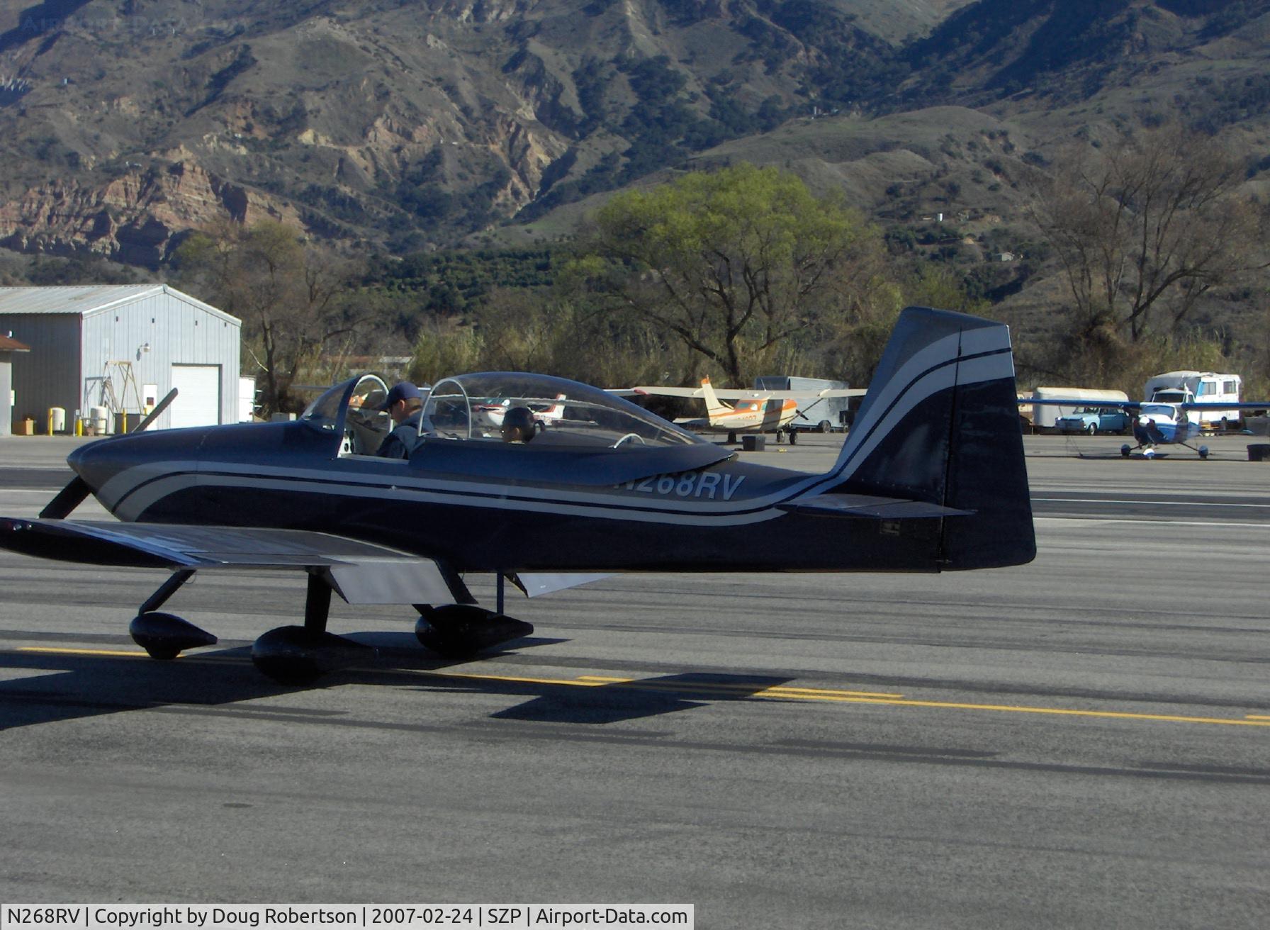 N268RV, Vans RV-8A C/N 81313, 2001 Mitchell VAN's RV-8A, taxi to Rwy 22