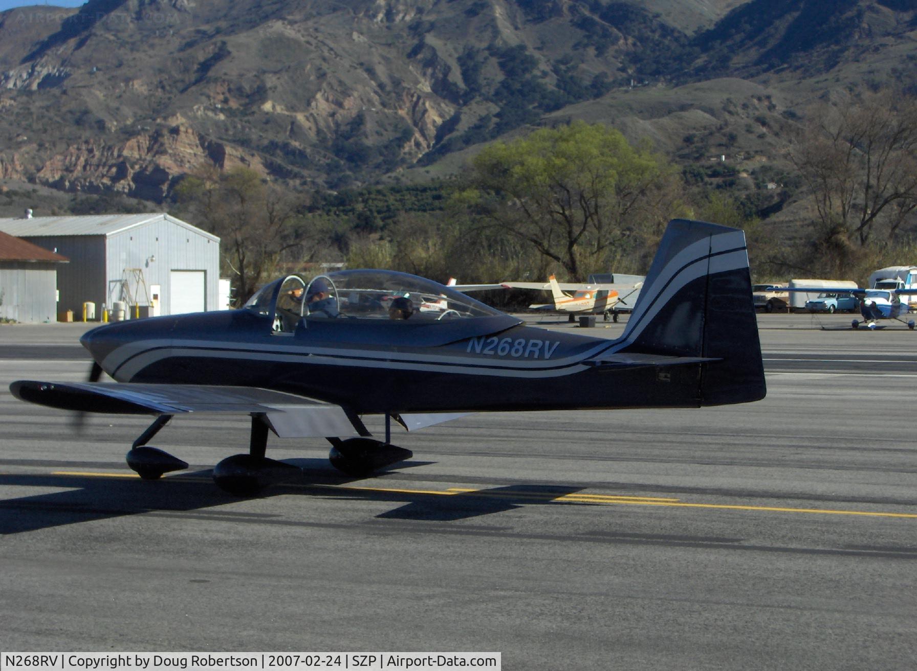 N268RV, Vans RV-8A C/N 81313, 2001 Mitchell VAN's RV-8A, taxi to Rwy 22, taxi, closing canopy