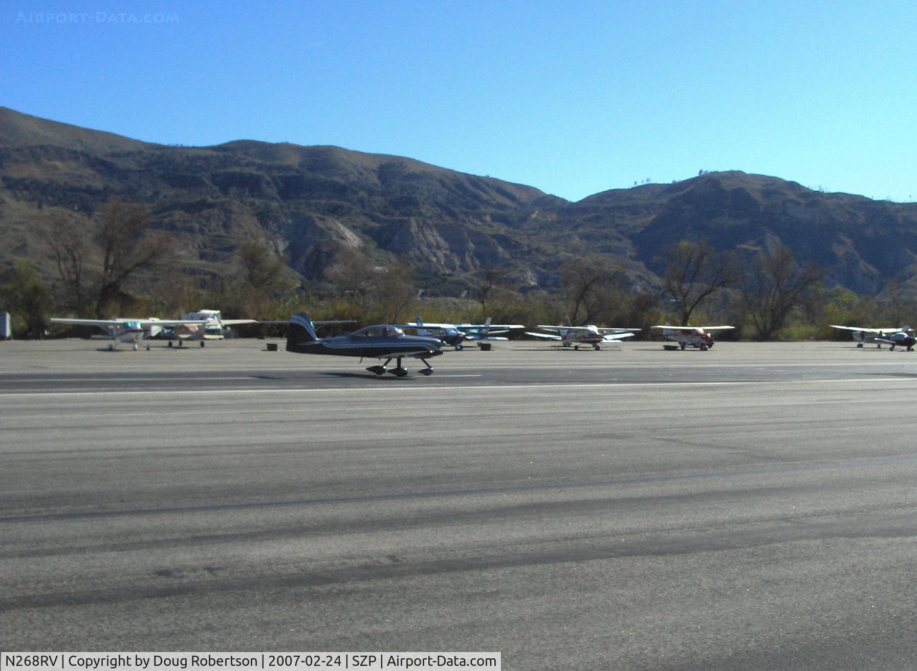 N268RV, Vans RV-8A C/N 81313, 2001 Mitchell VAN's RV-8A, takeoff roll rwy 22