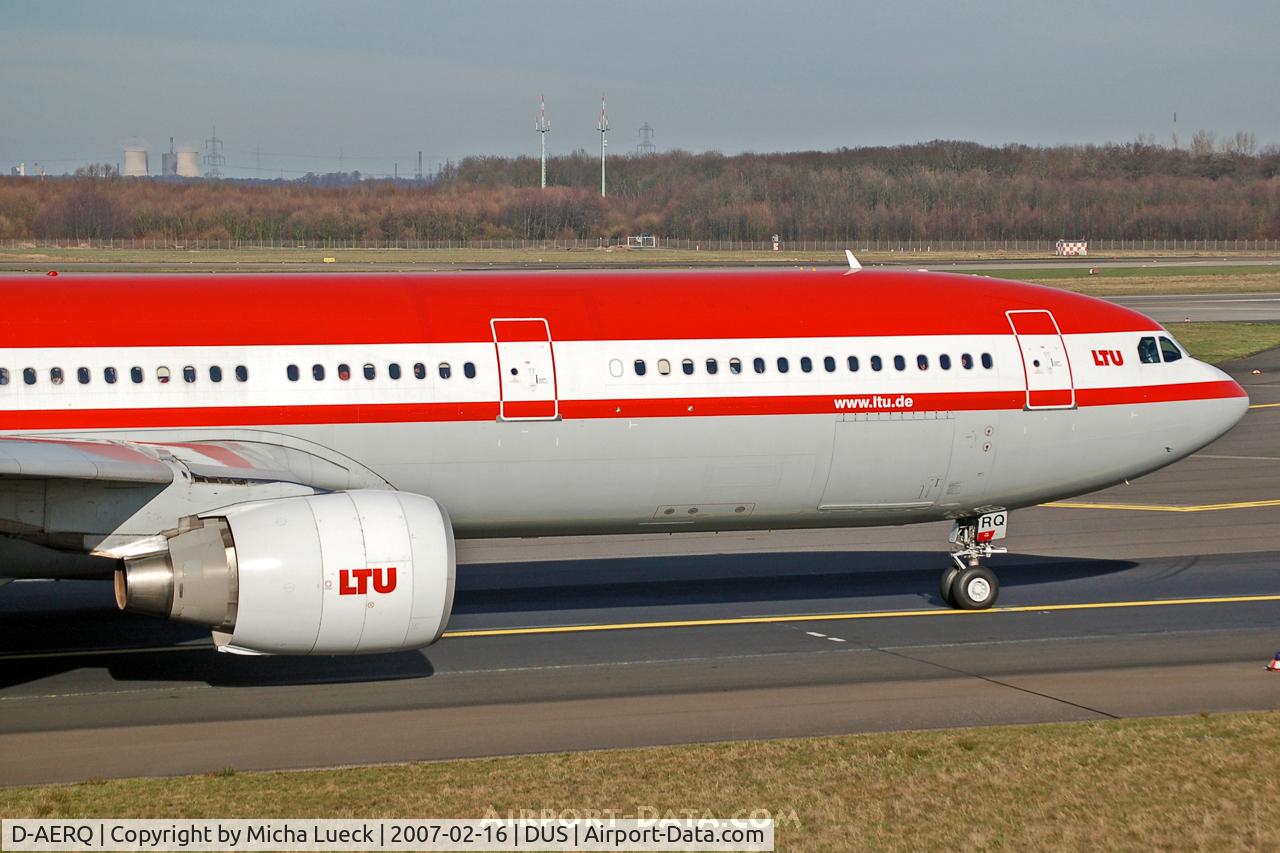 D-AERQ, 1996 Airbus A330-322 C/N 127, Taxiing to the runway