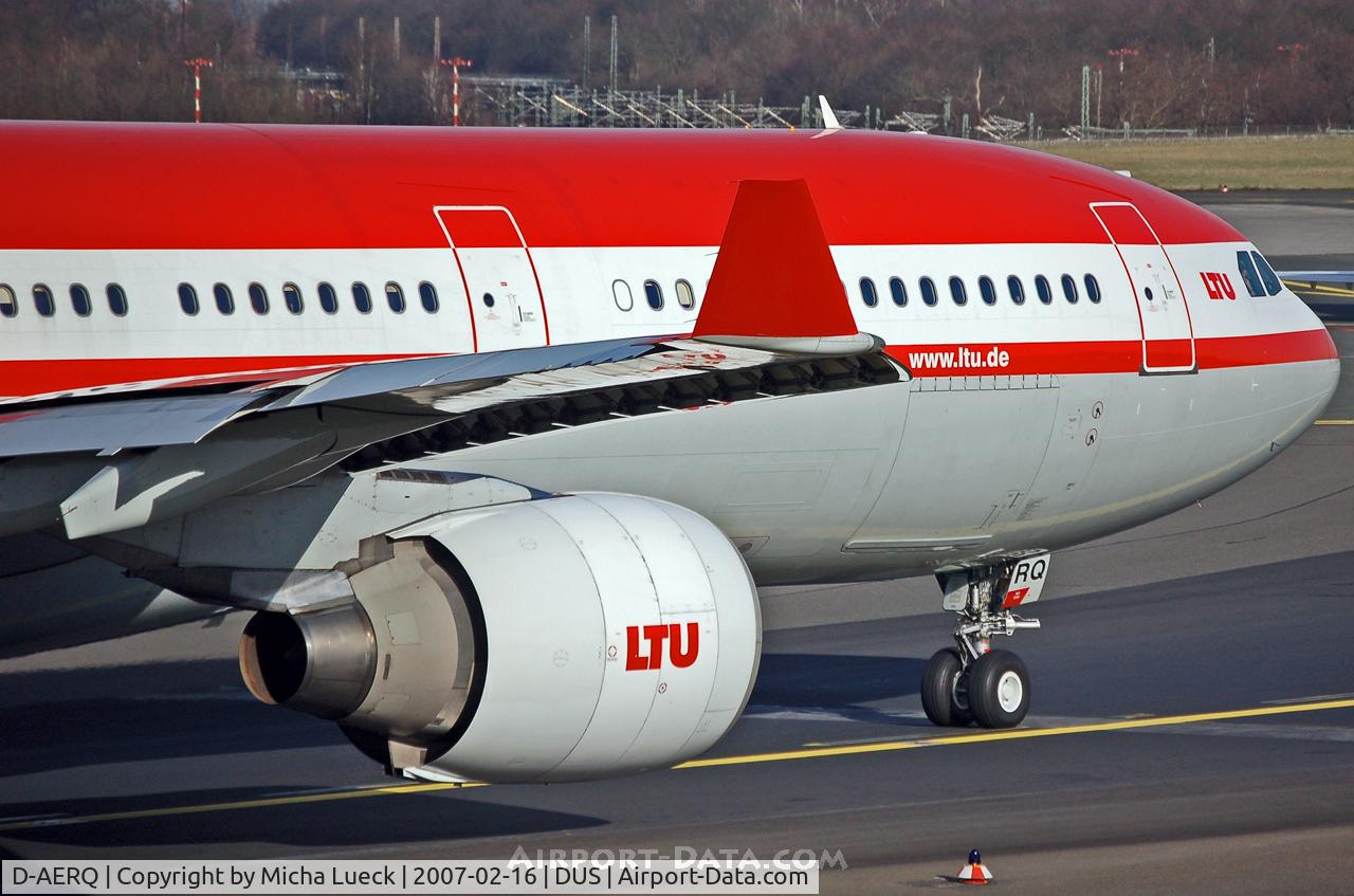 D-AERQ, 1996 Airbus A330-322 C/N 127, Taxiing to the runway