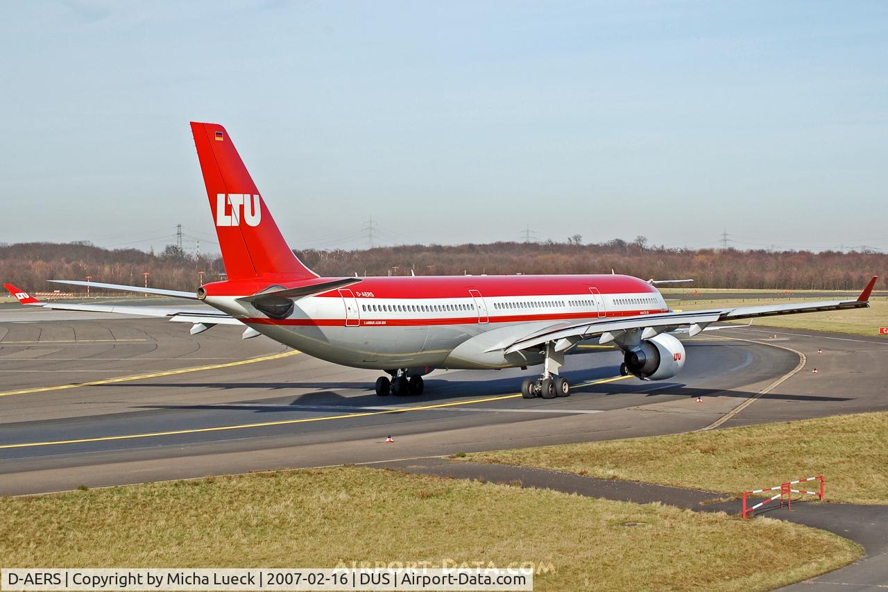 D-AERS, 1997 Airbus A330-322 C/N 171, Turning onto the runway for take off