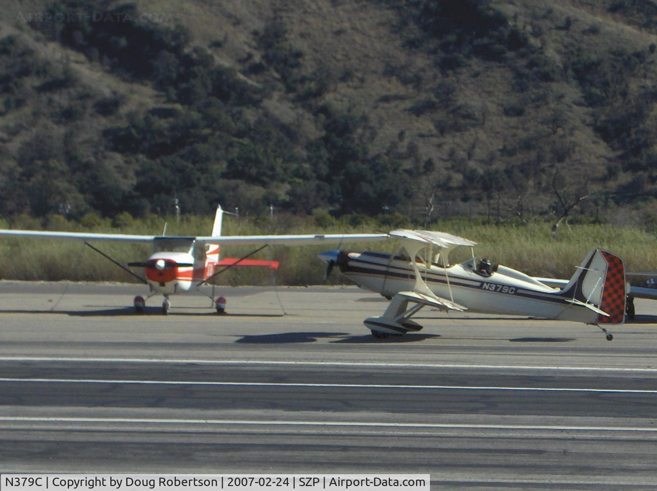 N379C, 1979 Stolp SA-300 Starduster Too C/N 502, 1979 Cleveland STARDUSTER SA-300, Lycoming IO-360, taxi to rwy 22