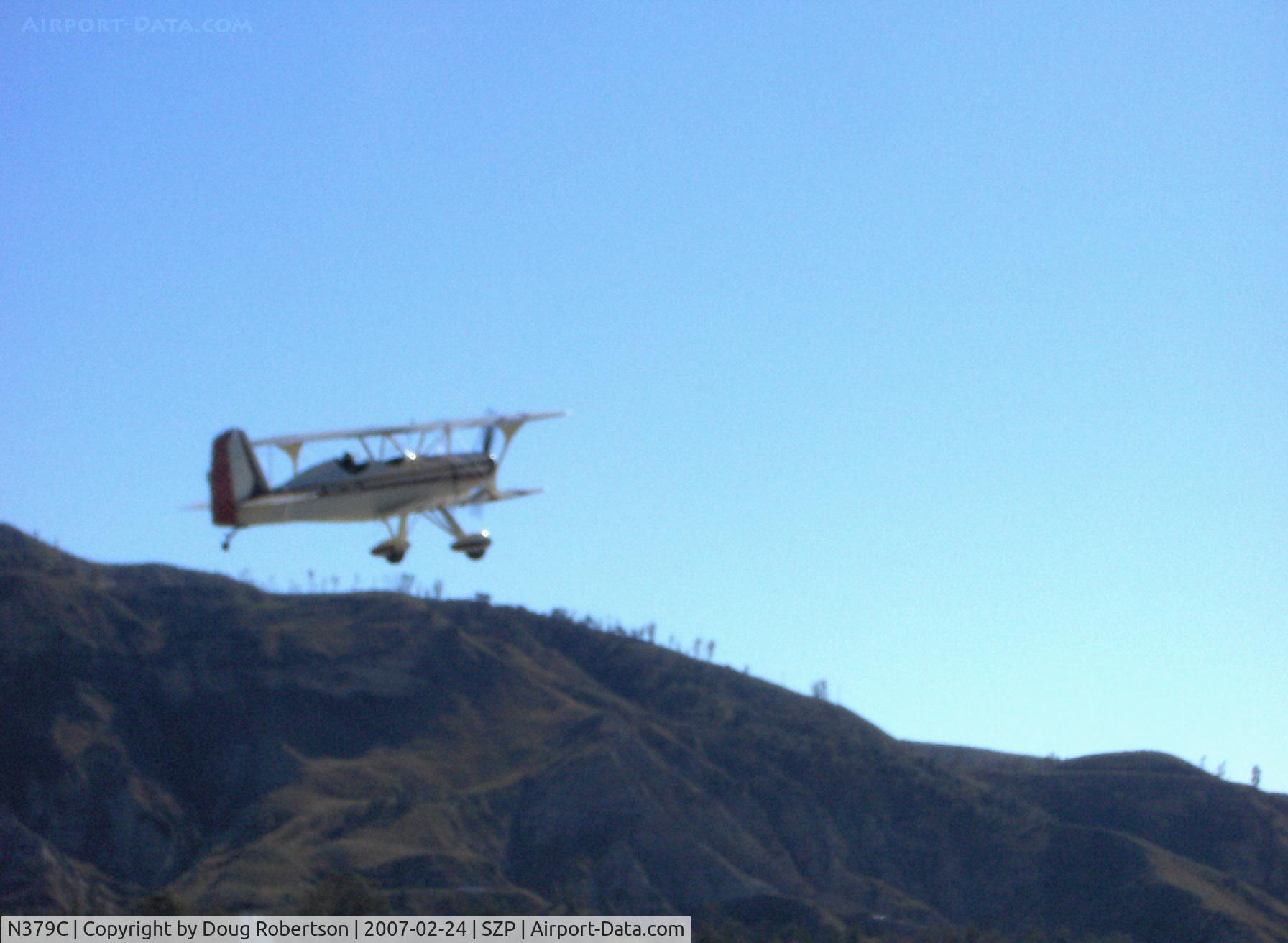 N379C, 1979 Stolp SA-300 Starduster Too C/N 502, 1979 Cleveland STARDUSTER SA-300, Lycoming IO-360, takeoff climb Rwy 22