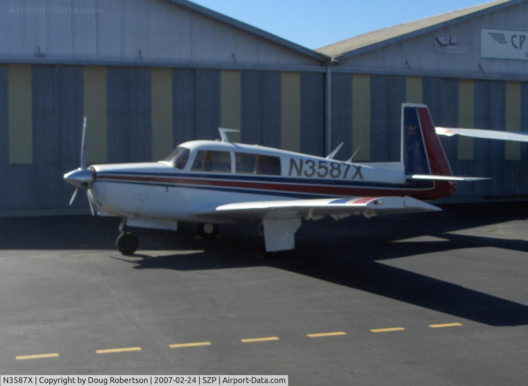 N3587X, 1968 Mooney M-20G Statesman C/N 680156, 1968 Mooney M20G STATESMAN, Lycoming O&VO-360 180 Hp, tri-blade prop