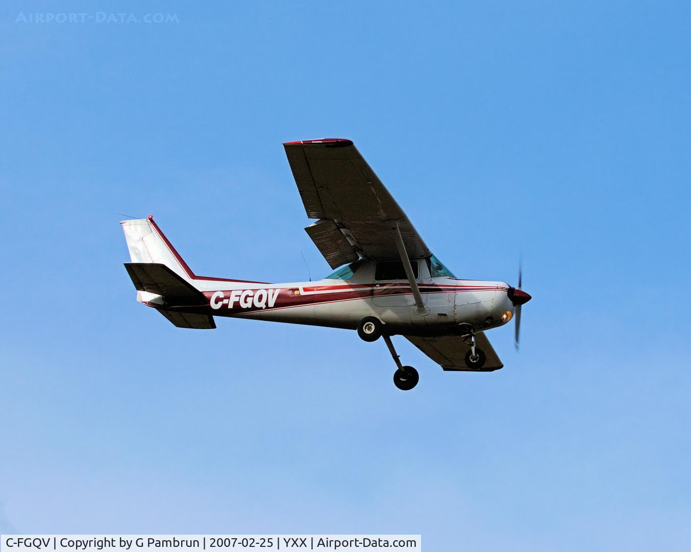 C-FGQV, 1978 Cessna 152 C/N 15283101, 1978 Cessna 152 - On Final @ Abbotsford, B.C.
