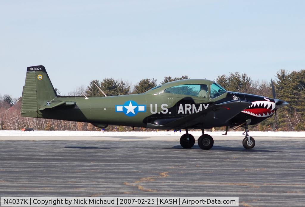 N4037K, 1947 North American Navion (NA-145) C/N NAV-4-1037, Love the teeth!
