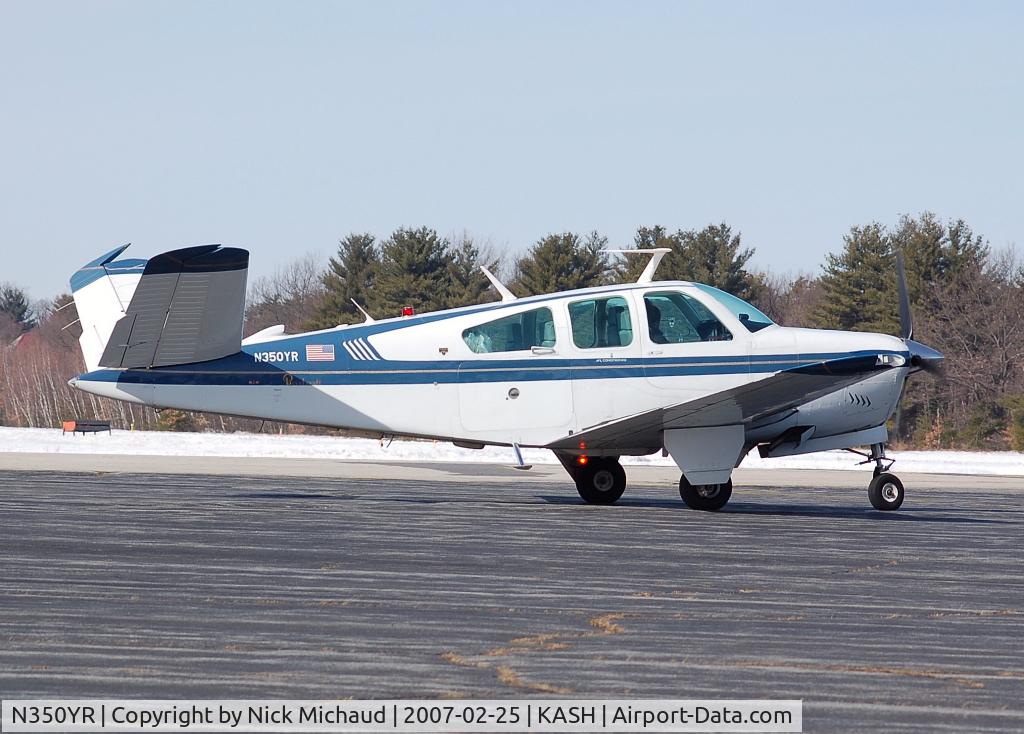 N350YR, 1982 Beech V35B Bonanza C/N D-10383, V tail!