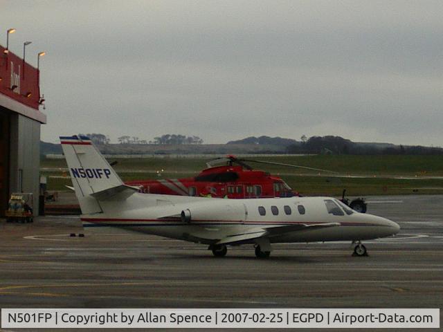 N501FP, 1980 Cessna 501 Citation I/SP C/N 5010161, Cessna Citation ISP N501FP at EGPD