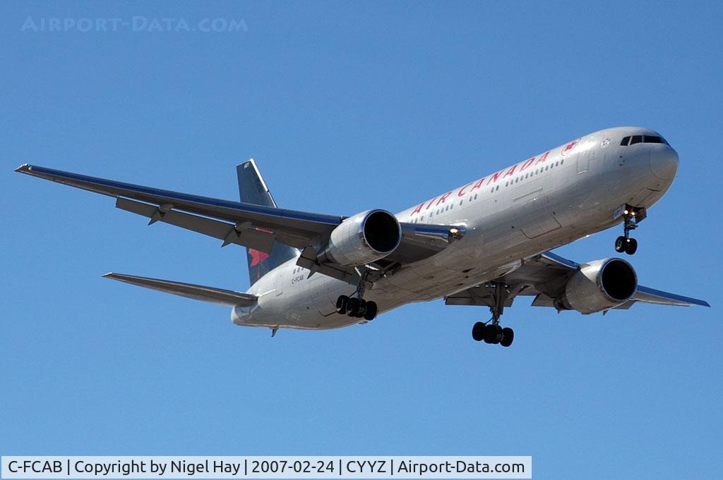 C-FCAB, 1988 Boeing 767-375/ER C/N 24082, Landing on Rwy 05
