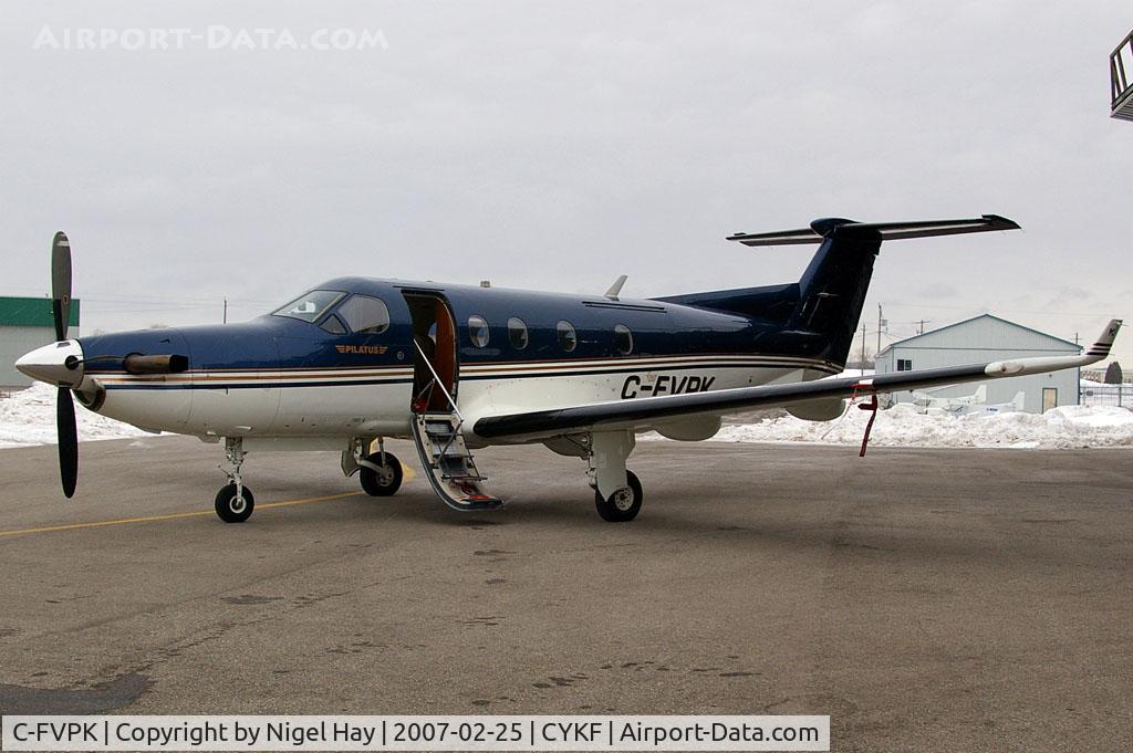 C-FVPK, 1998 Pilatus PC-12/45 C/N 211, At the AirSprint hangar