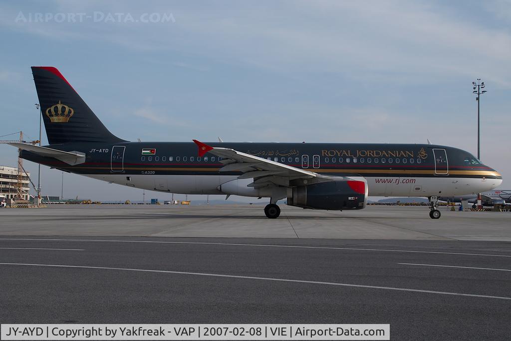 JY-AYD, Airbus A320-214 C/N 2598, Royal Jordanian Airbus 320