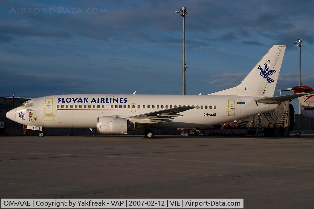 OM-AAE, 1986 Boeing 737-3Z9 C/N 23601/1254, Slovak Airlines Boeing 737-300