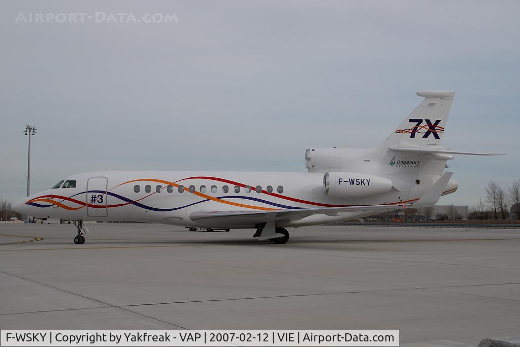 F-WSKY, 2007 Dassault Falcon 7X C/N 3, Falcon 7X