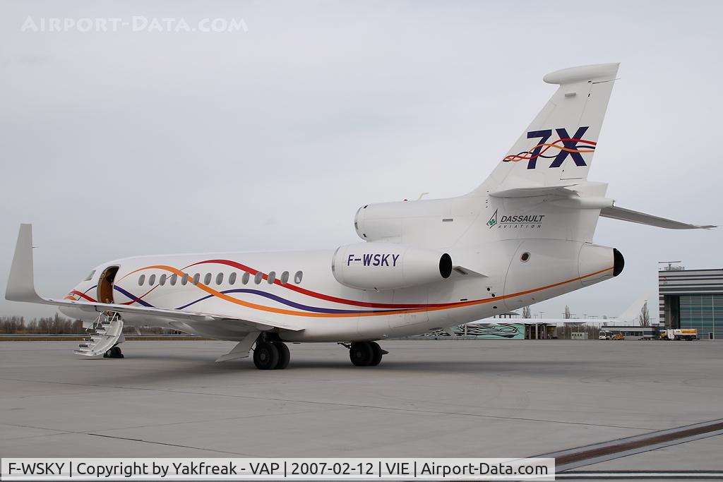 F-WSKY, 2007 Dassault Falcon 7X C/N 3, Falcon 7X
