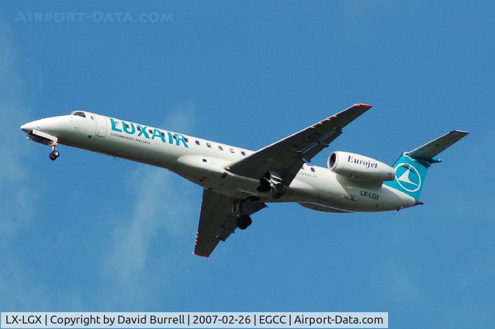 LX-LGX, 1999 Embraer EMB-145LU (ERJ-145LU) C/N 145147, Luxair - Landing