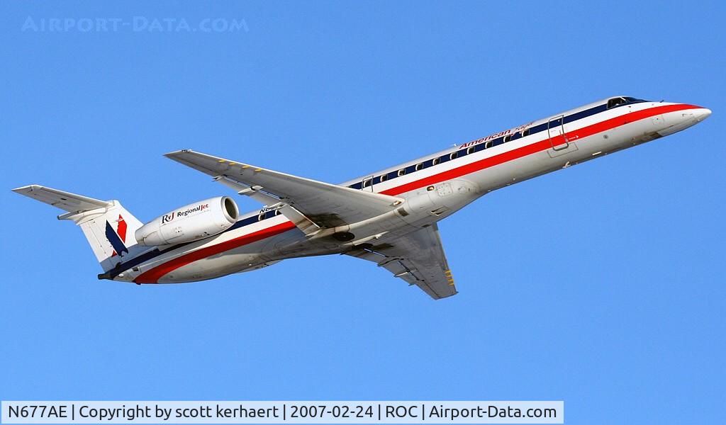 N677AE, 2004 Embraer ERJ-145LR (EMB-145LR) C/N 14500810, Eagle to ORD