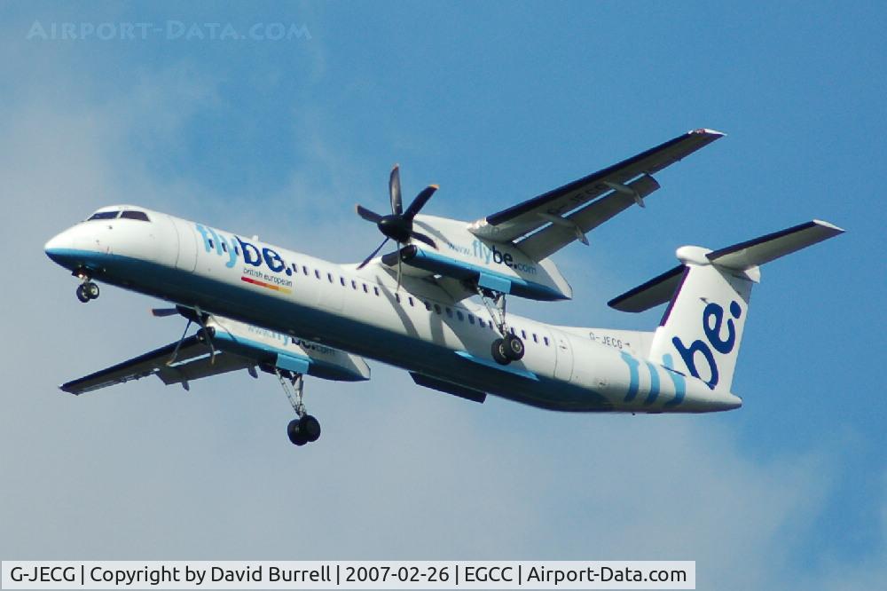 G-JECG, 2004 De Havilland Canada DHC-8-402Q Dash 8 C/N 4098, Flybe - Landing
