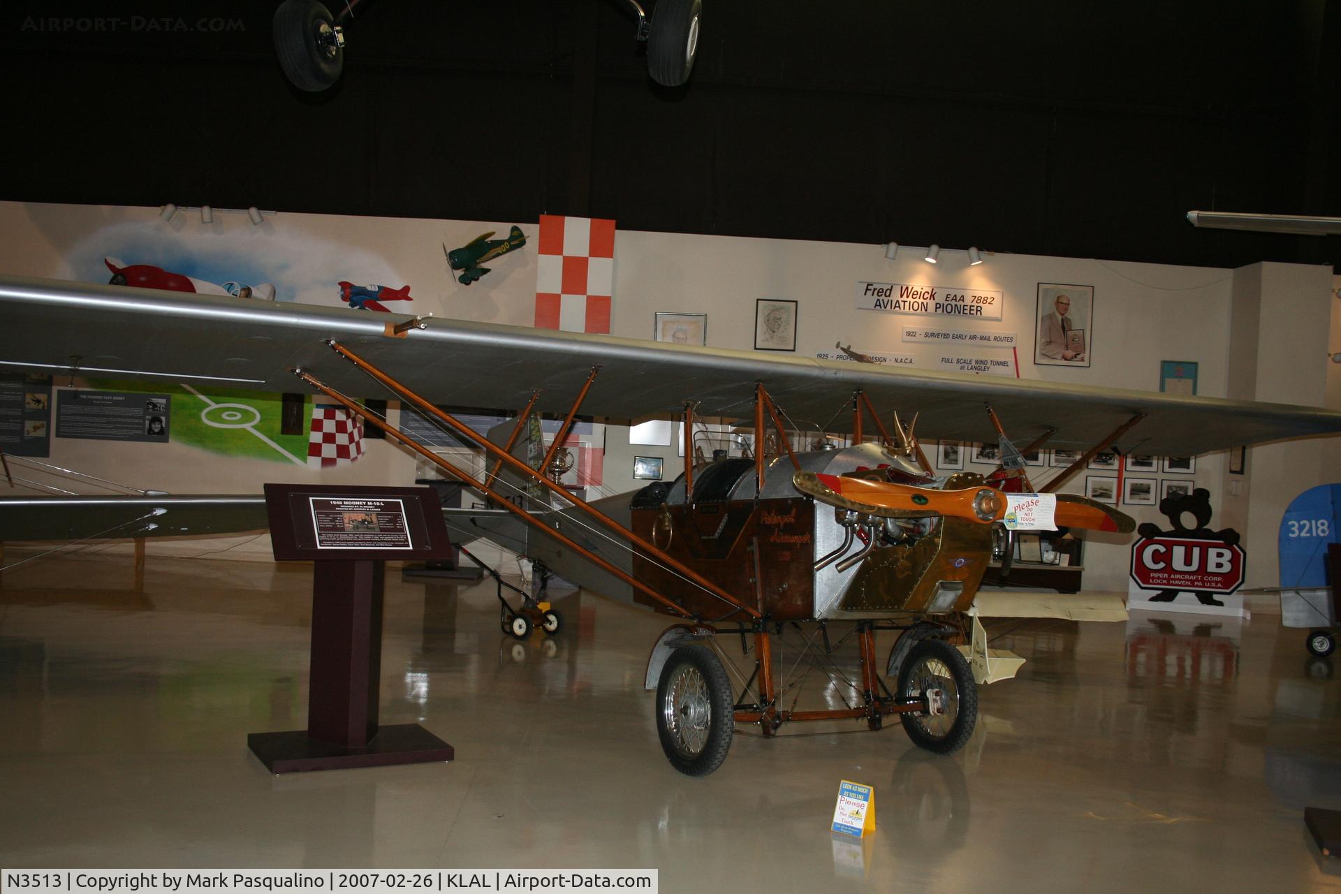 N3513, 1967 Pietenpol CB-1 Air Camper C/N 100, Pietenpol Aircamper
