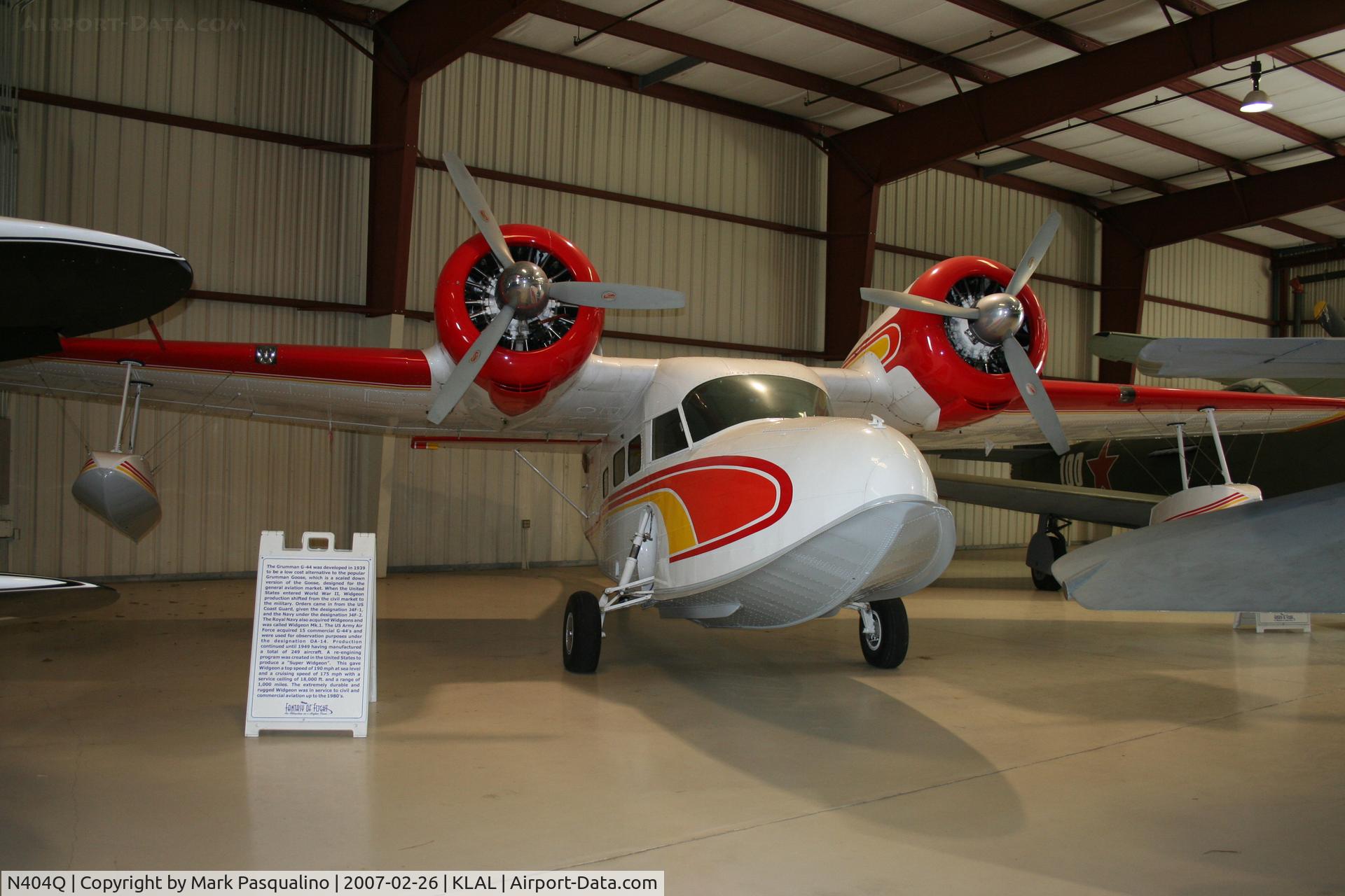 N404Q, 1944 Grumman G-44A Widgeon C/N 1388, Grumman G-44