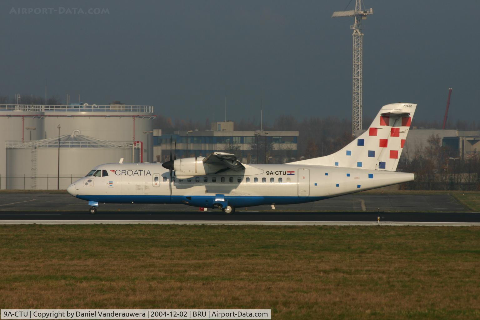 9A-CTU, 1995 ATR 42-320 C/N 394, flight OU456 just touched rwy 25L