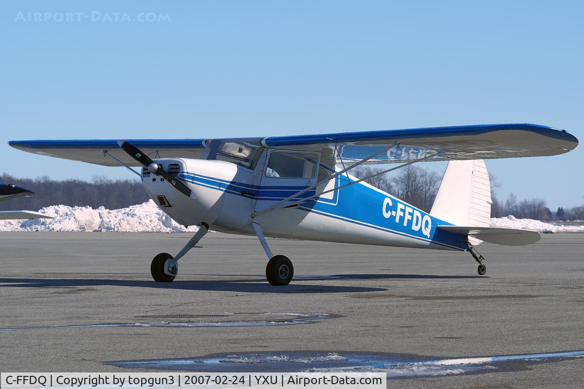 C-FFDQ, 1946 Cessna 140X C/N 8485X, Parked at Ramp III