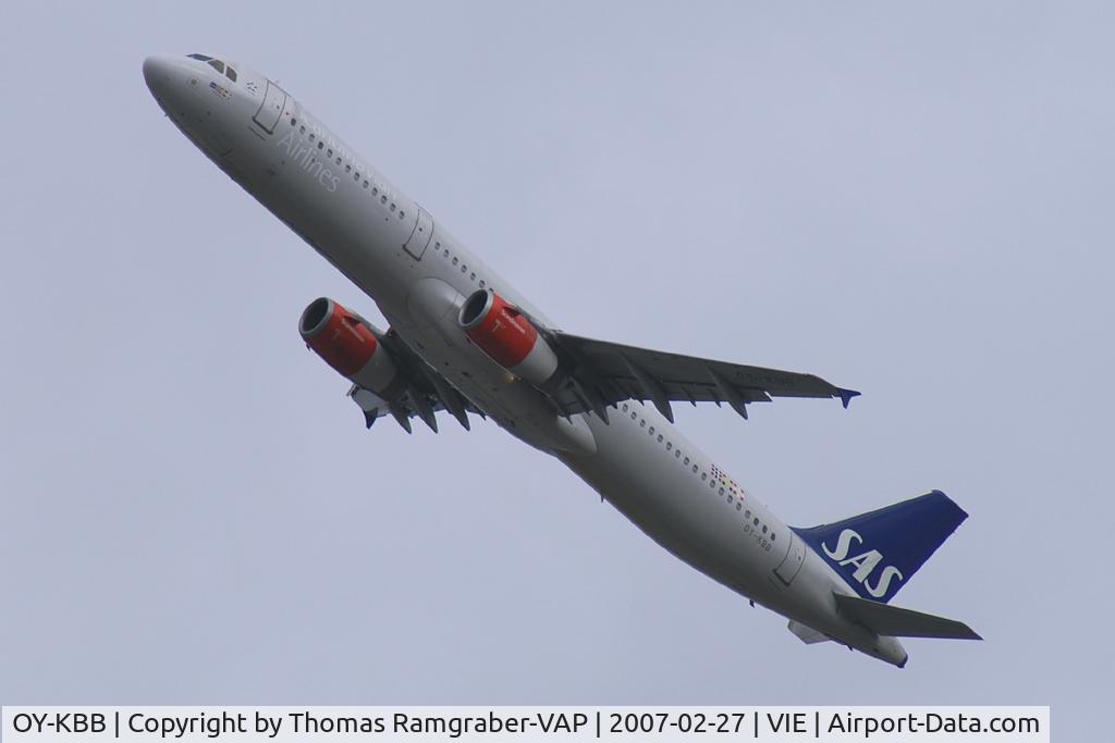 OY-KBB, 2001 Airbus A321-232 C/N 1642, Scandinavian Airlines SAS Airbus A321