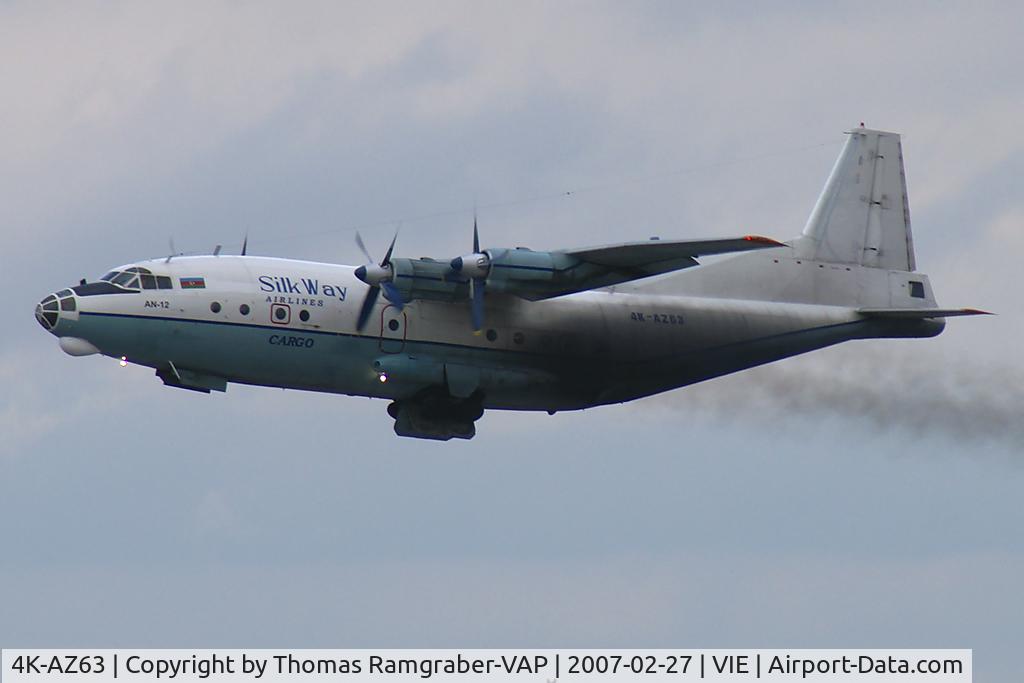 4K-AZ63, Antonov An-12BP C/N 9346308, Silk Way Airlines Antonov 12