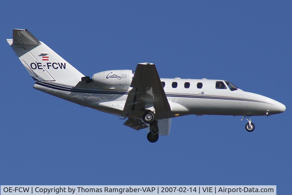 OE-FCW, 1998 Cessna 525 CitationJet CJ1 C/N 525-0292, Michael Strasser Gesellschaft m.b.H Cessna 525 Citation