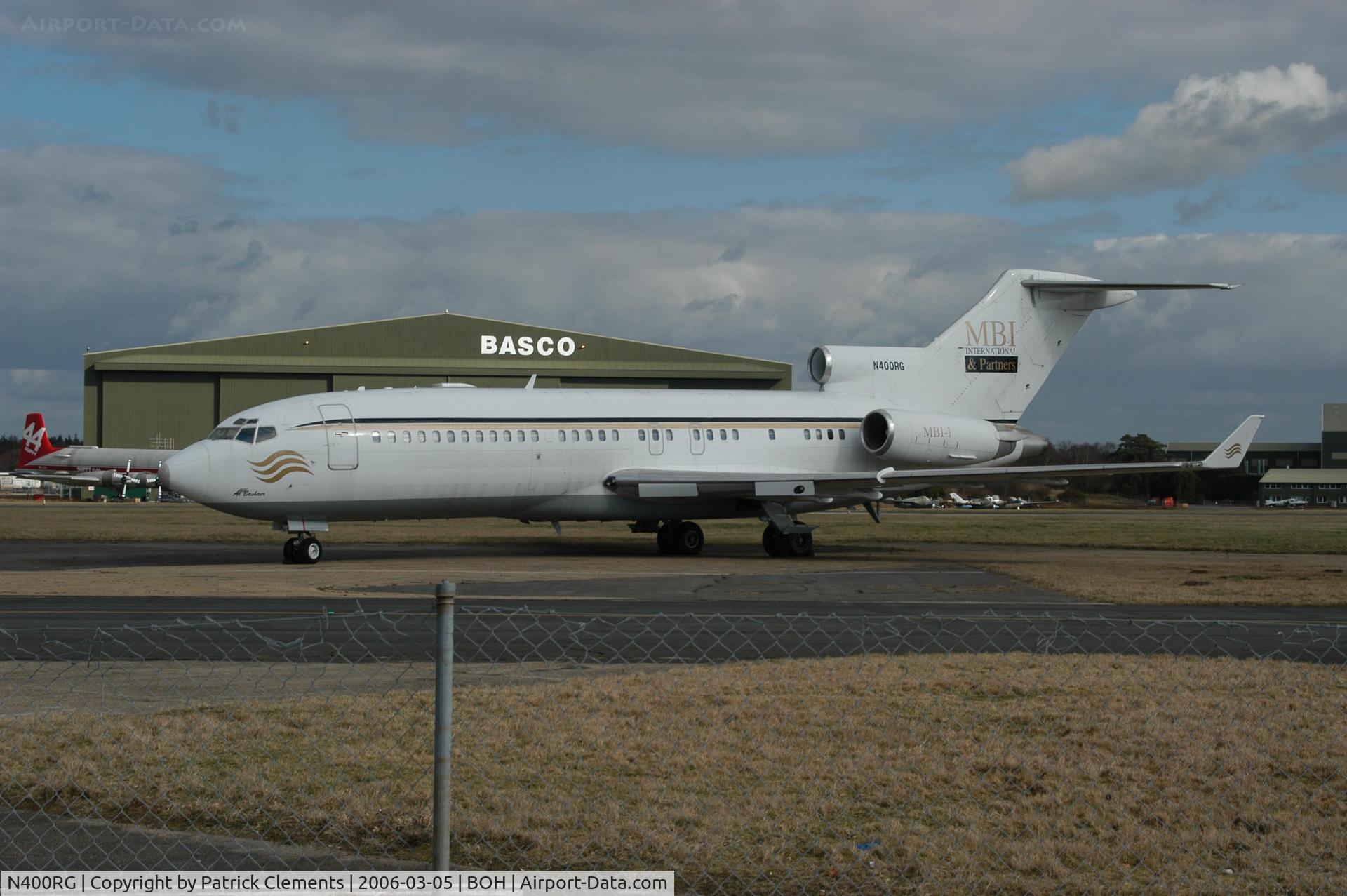 N400RG, 1967 Boeing 727-22 C/N 19149, MBI INTERNATIONAL BOEING727