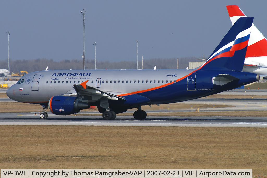 VP-BWL, 2004 Airbus A319-111 C/N 2243, Aeroflot-Russian International Airlines Airbus A319