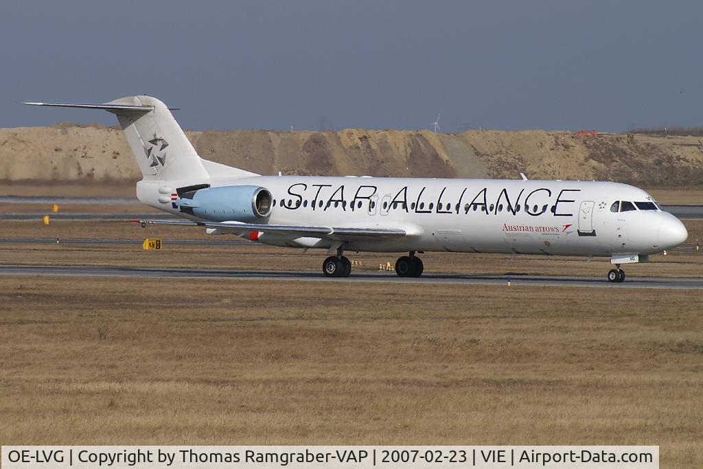 OE-LVG, 1994 Fokker 100 (F-28-0100) C/N 11520, Austrian Arrows Fokker 100