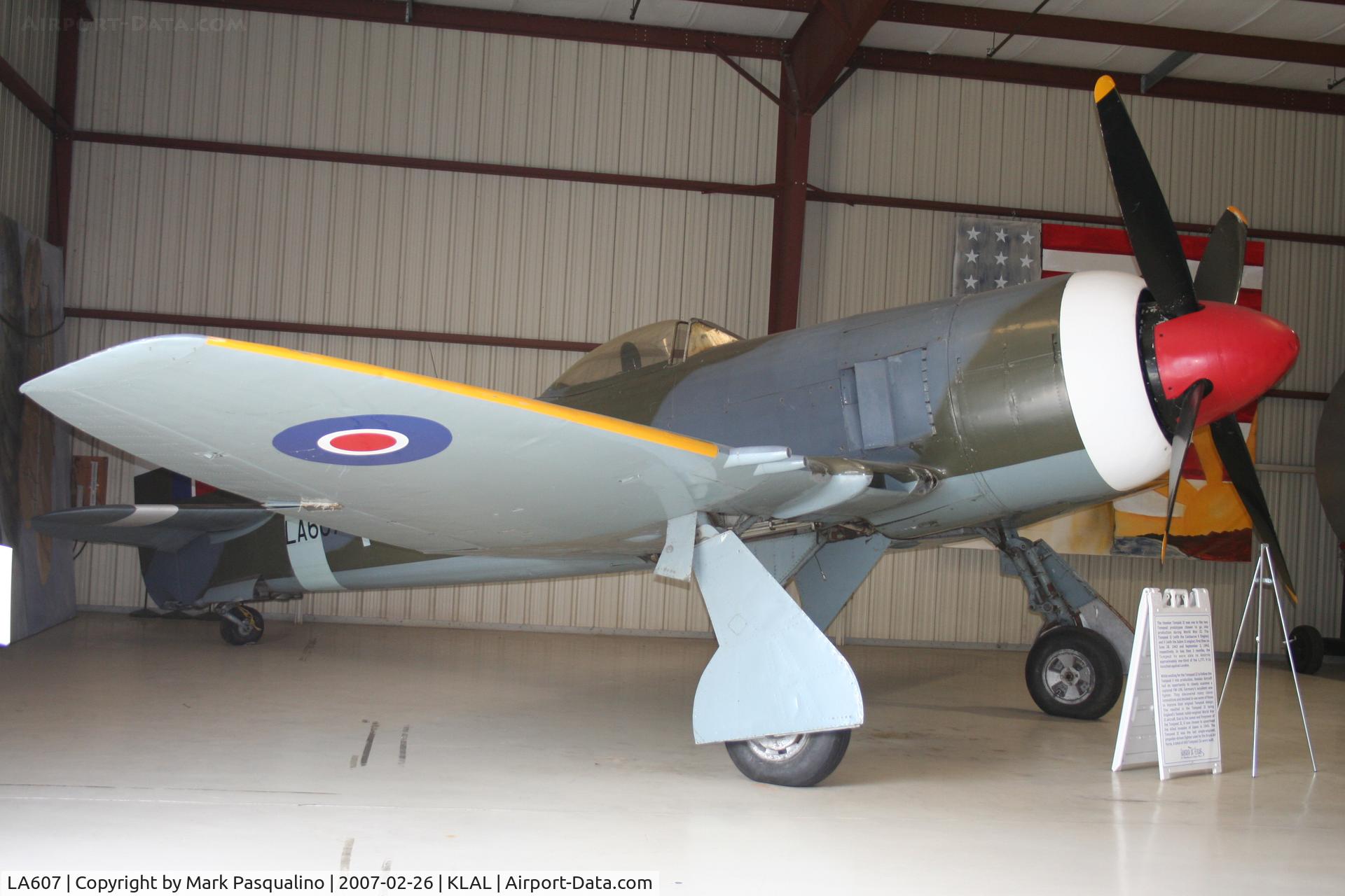 LA607, 1943 Hawker Tempest II C/N Not known LA607, Hawker Tempest II
