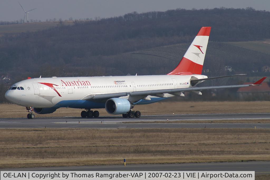 OE-LAN, 1997 Airbus A330-223 C/N 195, Austrian Airlines Airbus A330-200