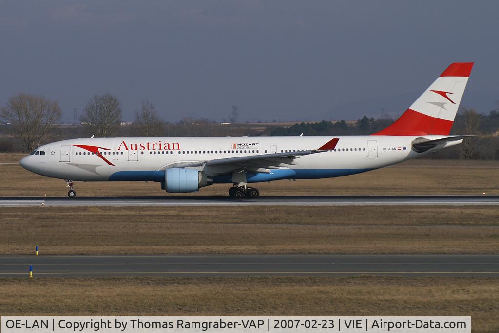 OE-LAN, 1997 Airbus A330-223 C/N 195, Austrian Airlines Airbus A330-200
