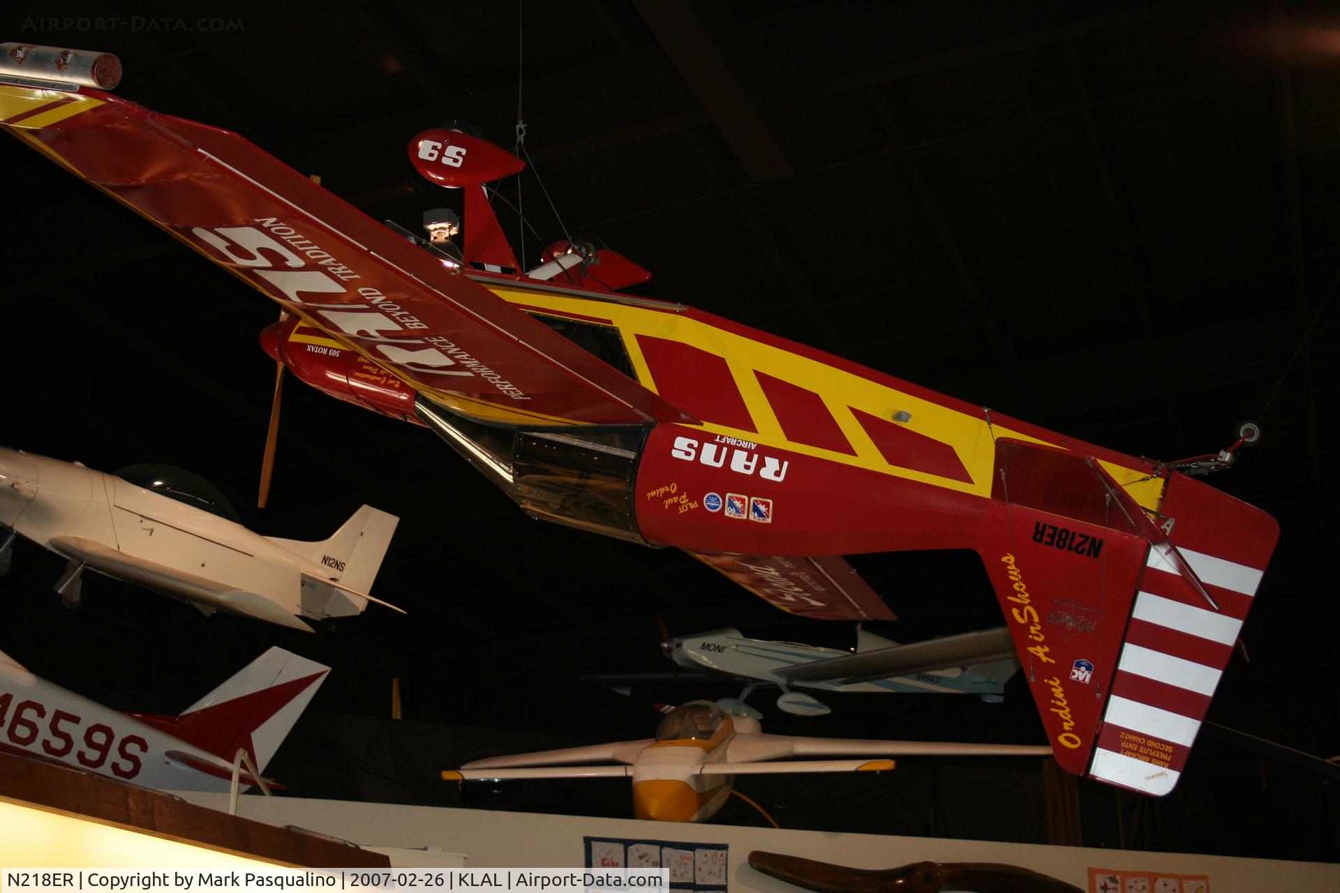 N218ER, 1989 Rans S-9 Chaos C/N 0787012, Rans S-9