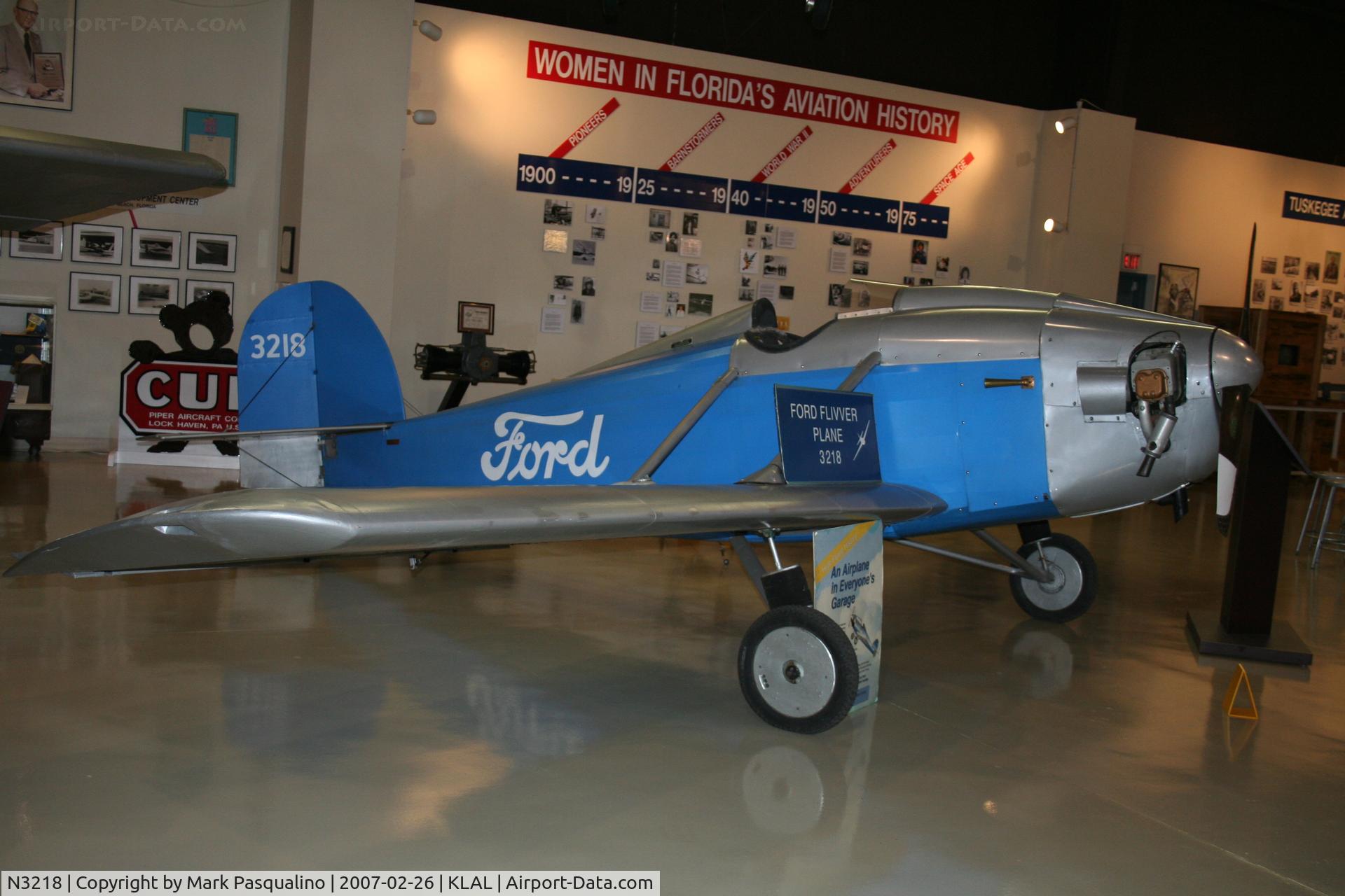 N3218, 1994 Ford Flivver Replica C/N FAHS-2, Ford Flivver
