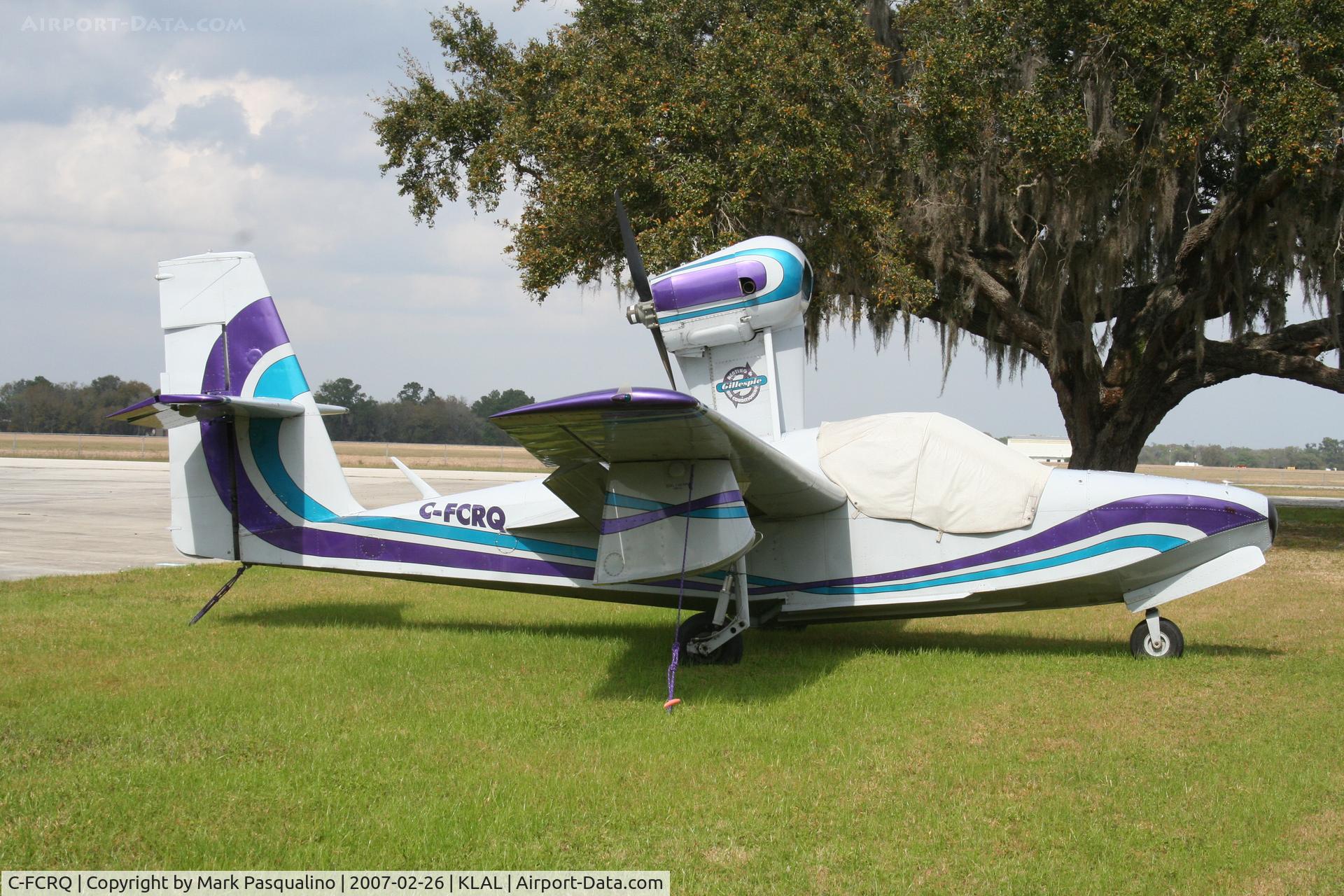 C-FCRQ, 1979 Lake LA-4-200 Buccaneer C/N 961, Lake LA-2-200