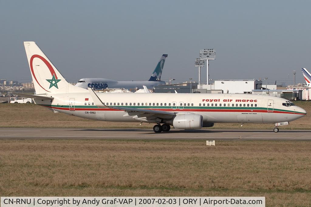 CN-RNU, 2002 Boeing 737-8B6 C/N 28987, Royal Air Maroc 737-800