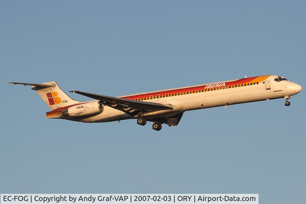 EC-FOG, 1992 McDonnell Douglas MD-88 C/N 53306, Iberia MD88
